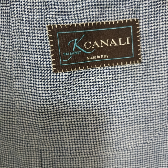 Canali Current 1934 Kei linen/wool/silk Unstructured Blazer 2btn Size 44R - Picture 1 of 10